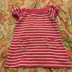 Pink & White knit dress